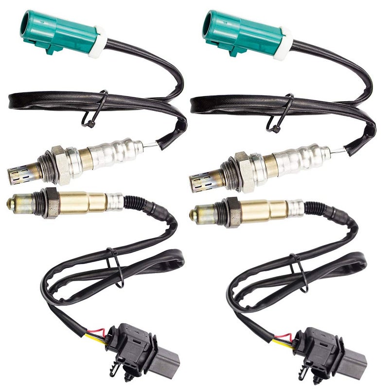 higherbro 4x Oxygen Sensor for 2009 2010 2011 Ford Expedition 5.4L Flex Upstream+Downstream Upper Lower - Image 1